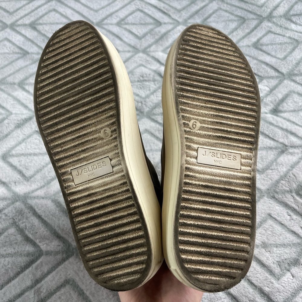 J Slides Henley Taupe Nubuck and fur weatherpoof/waterproof boots size 6 - Picture 8 of 10